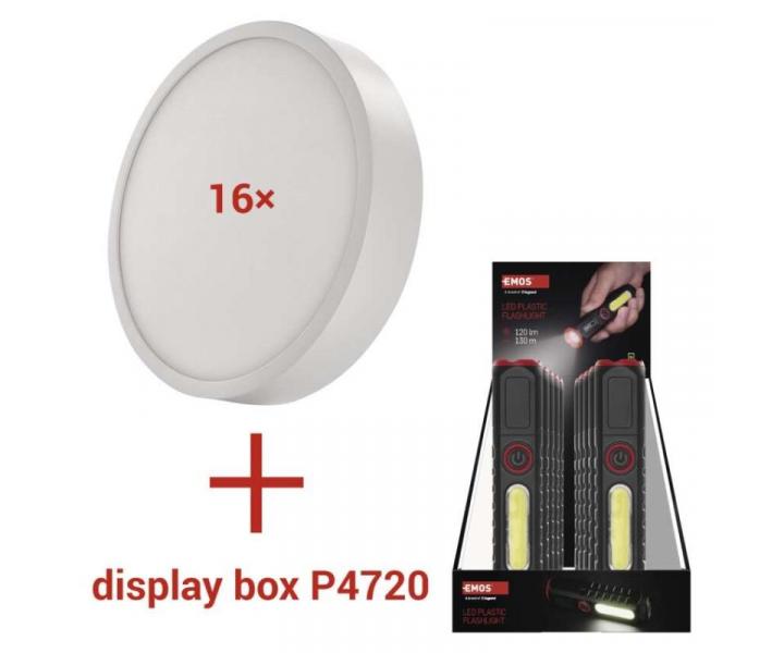 LED pisazen svtidlo NEXXO, kruhov, bl, 21W, neutrln bl Emos ZM5145