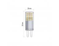 LED rovka Emos Classic JC ZQ9542, G9, 4,2 W (40 W), tepl bl