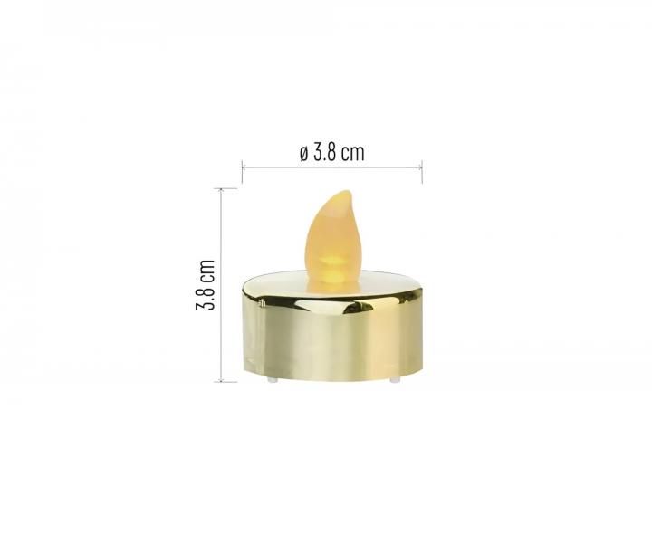 LED dekorace ajov svka Emos DCCV13, CR2032, zlat, vnitn, vintage - 1 ks