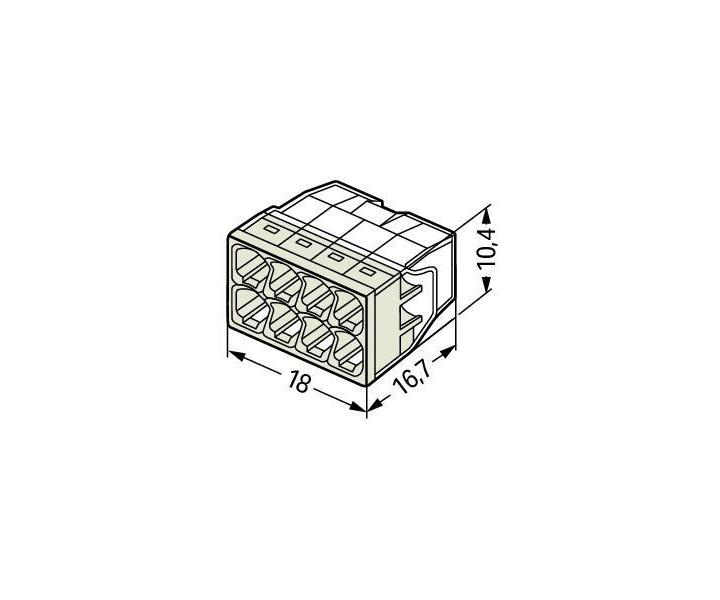 Svorka Wago 2273-208 - 8x2,5 mm2