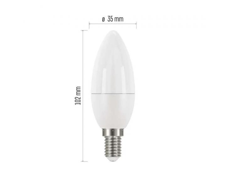 LED rovka Emos Classic ZQ3220, E14, 5 W (40 W), tepl bl