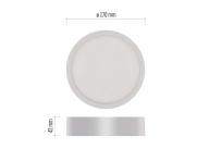 Kruhov pisazen LED svtidlo Emos Nexxo ZM5133, 12,5 W, tepl/neutrln bl