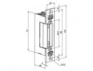 Elektrick zmek Assa Abloy BeFo Klasik 511, 5-12 V
