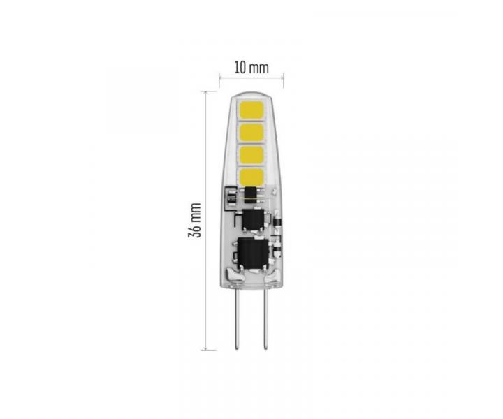LED rovka Classic JC / G4 / 1,9 W (21 W) / 200 lm / neutrln bl Emos ZQ8621