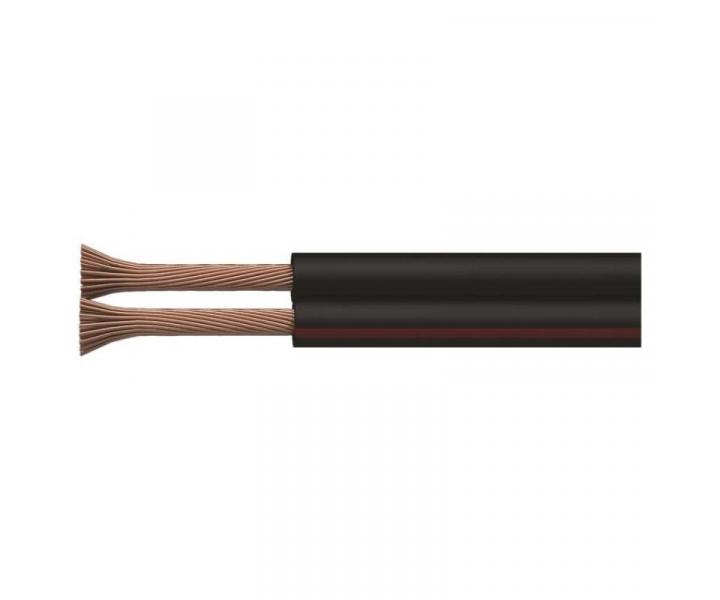 Dvojlinka ECO 2x0,5mm, erno/rud Emos S8253 - 1 metr