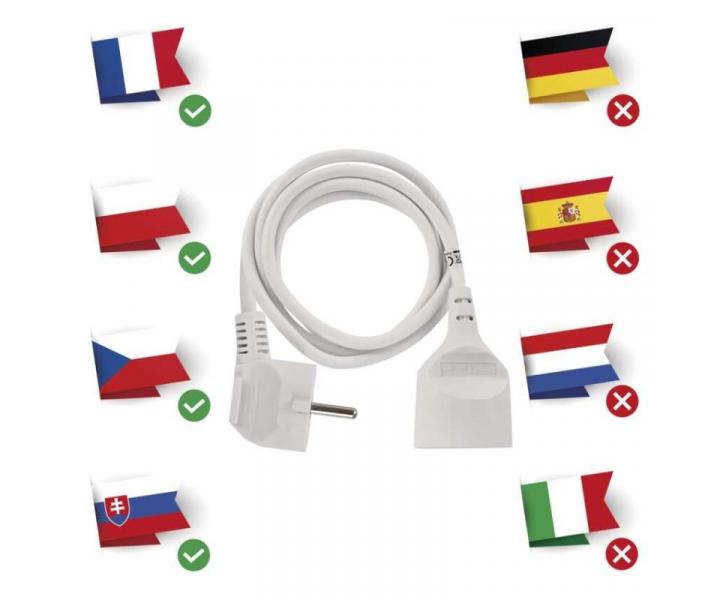 Prodluovac kabel 1,5 m / 1 zsuvka / bl / PVC / 1 mm2 Emos P0111