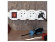 Prodluovac kabel 1,2 m / 3 zsuvky / s vypnaem / bl / PVC / 1 mm2 Emos P1311