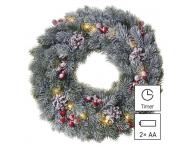 LED vnon vnec zasnen, 38 cm, 2x AA, vnitn, tepl bl, asova Emos DCTW06