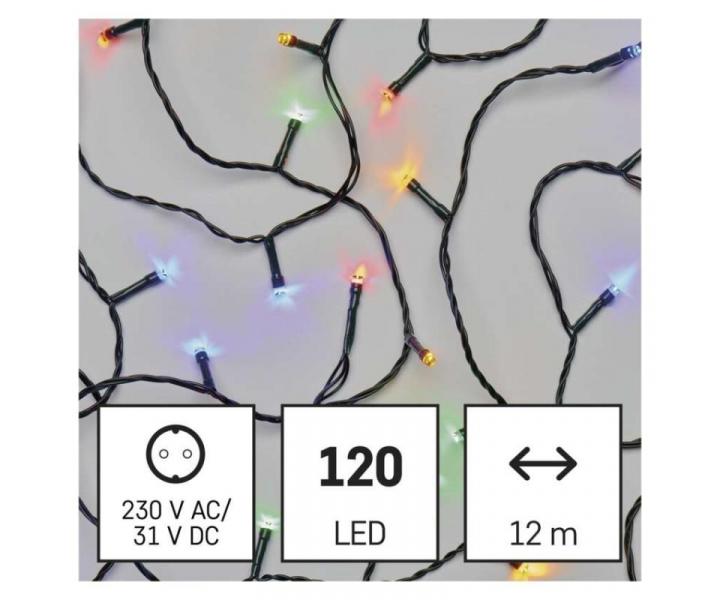 LED vnon etz, 12 m, venkovn i vnitn, multicolor, asova Emos D4AM03