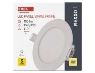 LED vestavn svtidlo NEXXO, kruhov, bl, 7W, tepl bl Emos ZD1124