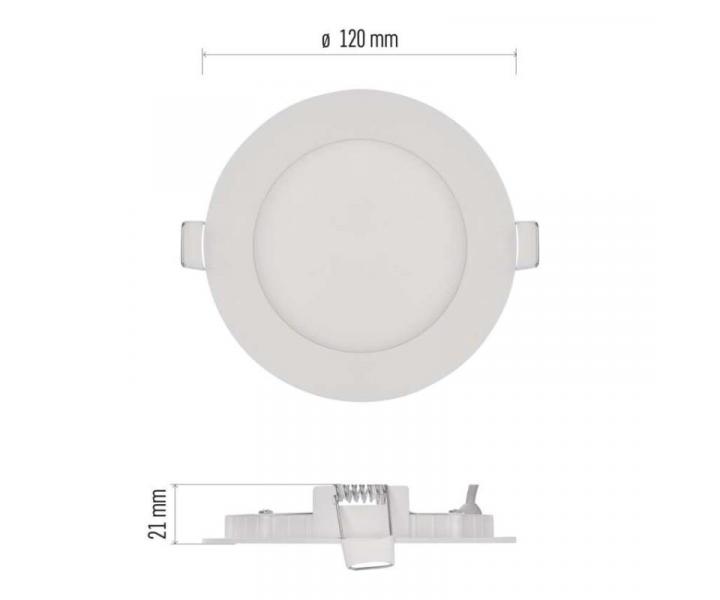 LED vestavn svtidlo NEXXO, kruhov, bl, 7W, neutrln bl Emos ZD1125