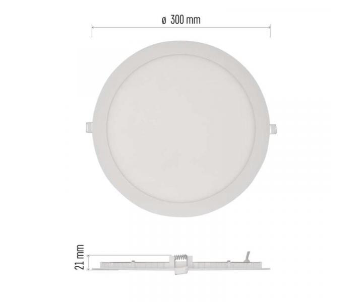 LED vestavn svtidlo NEXXO, kruhov, bl, 25W, tepl bl Emos ZD1154