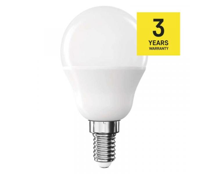 LED rovka Classic Mini Globe / E14 / 4,2 W (40 W) / 470 lm / neutrln bl Emos ZQ1E23