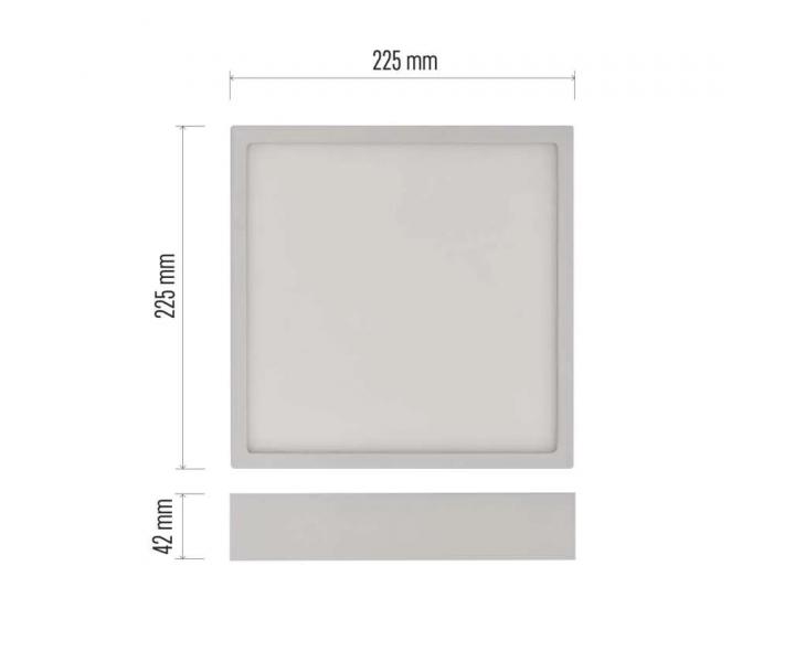 tvercov pisazen LED svtidlo Emos Nexxo ZM6145, 21 W, neutrln bl