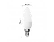 LED rovka svka Emos Classic E14, 6,5 W (60 W), tepl bl