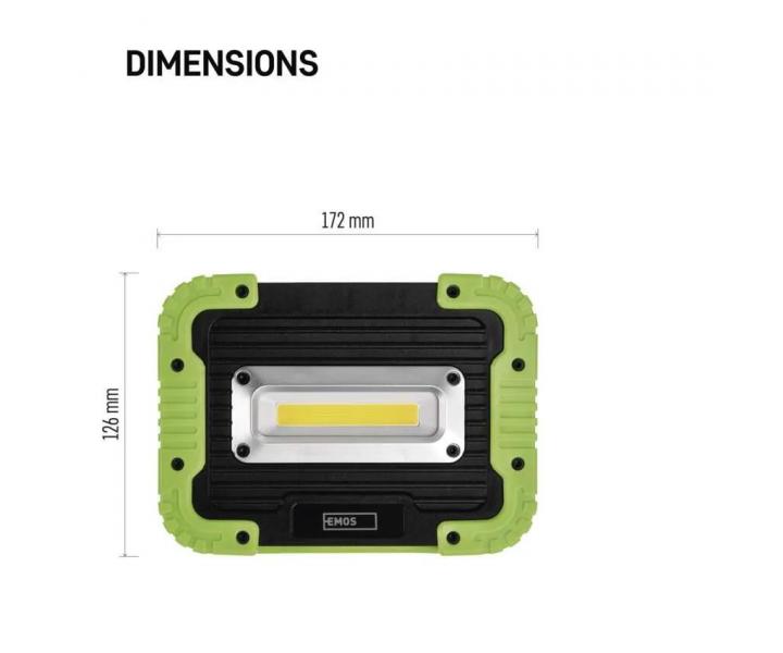 Nabjec pracovn reflektor Emos COB LED P4534 600 lm 3000 mAh