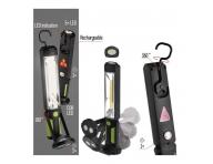 COB LED + LED pracovn svtilna P4525,500 lm,Li-Ion 2000 mAh Emos P4525