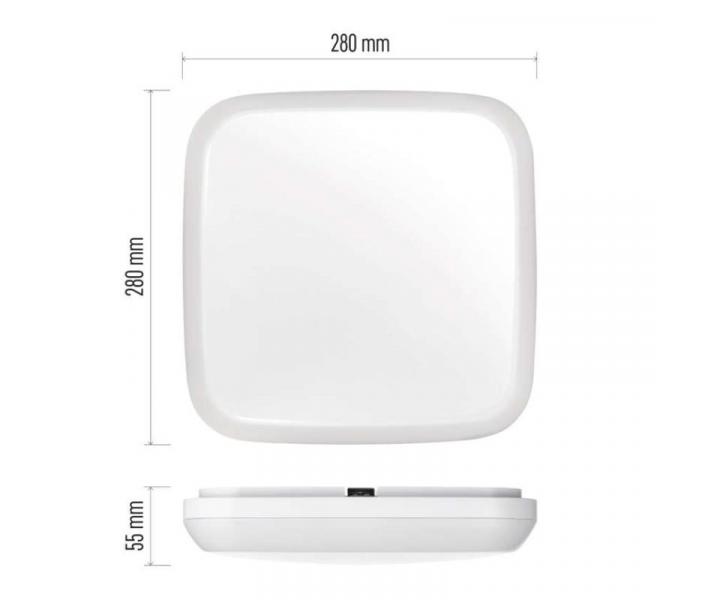 LED pisazen svtidlo Dori, tvercov bl 18W neut.b.,IP54 Emos ZM4313