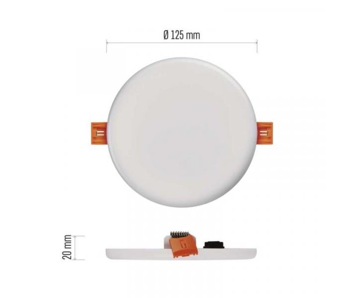 LED vestavn svtidlo VIXXO, kruhov, bl, 10W neutr. b., IP65 Emos ZV1132