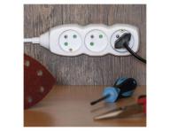 Prodluovac kabel 5 m / 4 zsuvky / bl / PVC / 1 mm2 Emos P0415