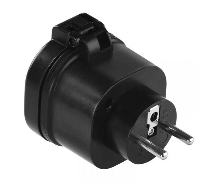 Dlkov ovldan zsuvky IP44, ern Emos P0067