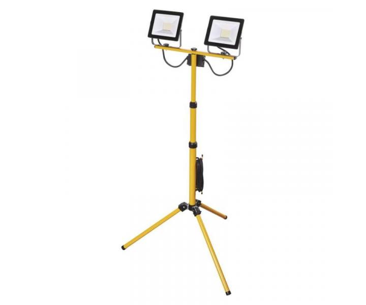 LED reflektor HOBBY SLIM, 2 30W + trojnoka, lut, neutrln bl Emos ZS2231.2