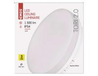 LED pisazen svtidlo TORI, kruhov bl 15W neutrln b., IP54 Emos ZM4321
