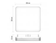 LED pisazen svtidlo TORI, tvercov bl 15W neutr. b., IP54 Emos ZM4323