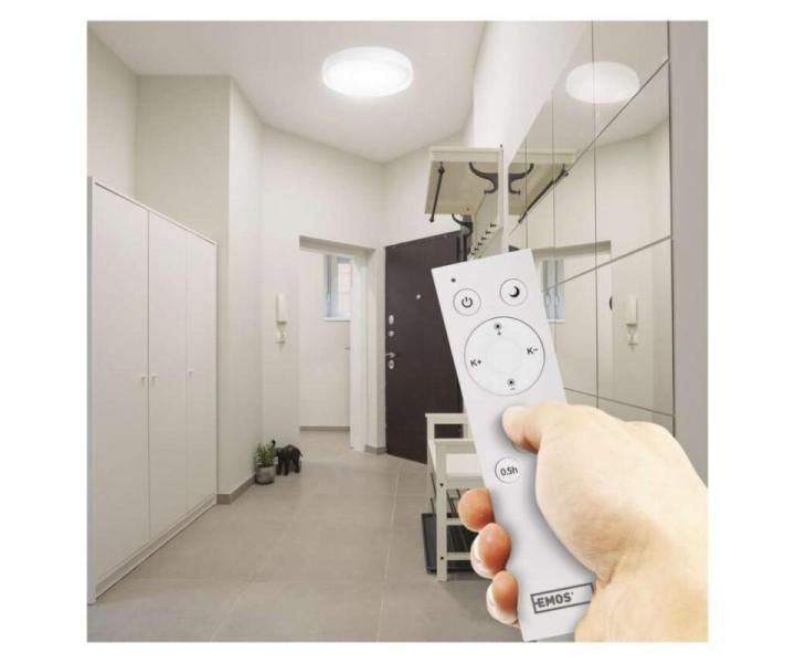 LED pisazen svtidlo ILVI, kruhov 30W, stmv. se zmnou CCT Emos ZM5168