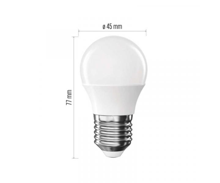 LED rovka Classic Mini Globe / E27 / 2,5 W (32 W) / 350 lm / tepl bl Emos ZQ6D11