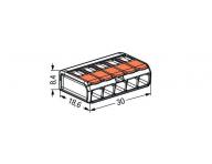 Svorka s pkou Wago 221-415 - 5x4 mm2