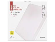 LED pisazen svtidlo TORI, tvercov bl 24W neutr. b., IP54 Emos ZM4324