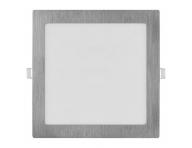LED vestavn svtidlo NEXXO, tvercov, stbrn, 18W, se zmnou CCT Emos ZD2243