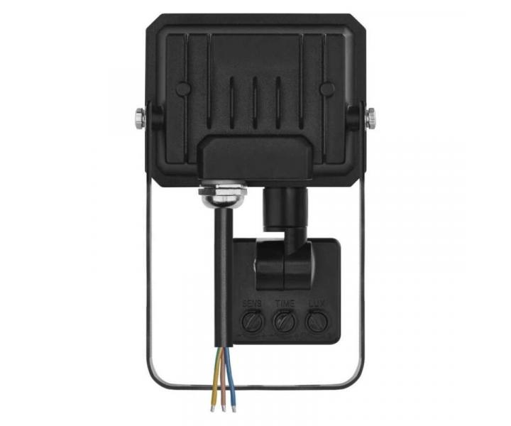 LED reflektor SIMPO s pohybovm idlem, 10 W, ern, neutrln bl Emos ZS2313