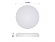 Kruhov pisazen LED svtidlo Emos Livi ZM5163, 50 cm, 45 W, tepl-studen bl, stmvateln